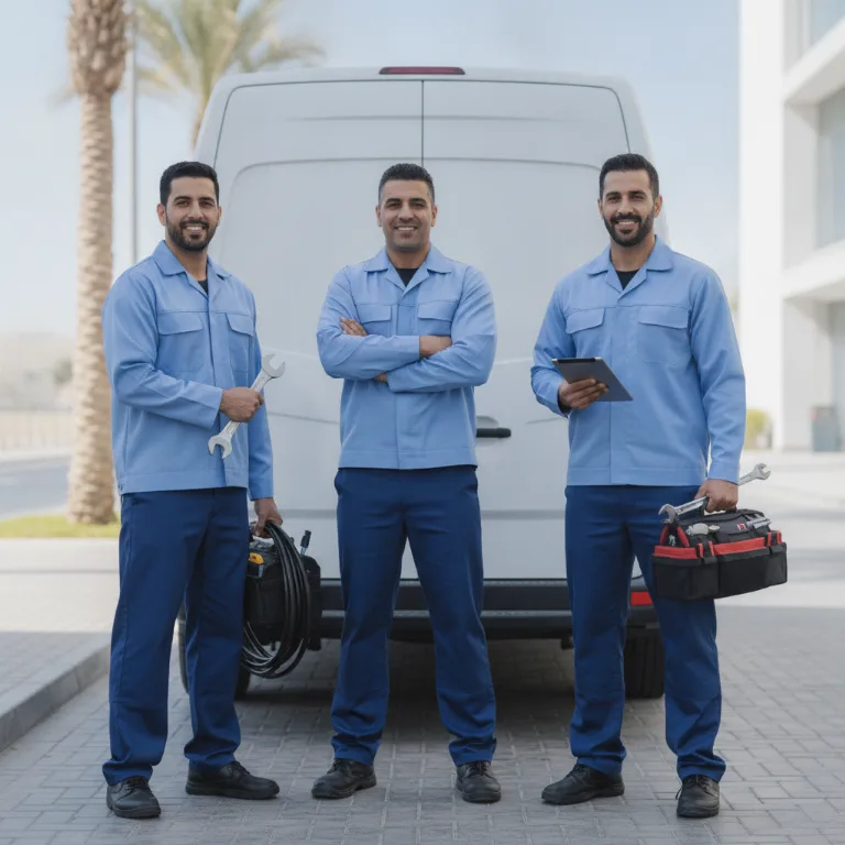 Industrial Laundry team in Jebel Ali